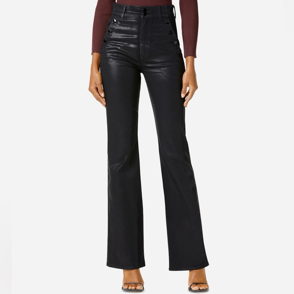 Joe’s Jeans bootcut “looks-like-leather” jeans (NWT)